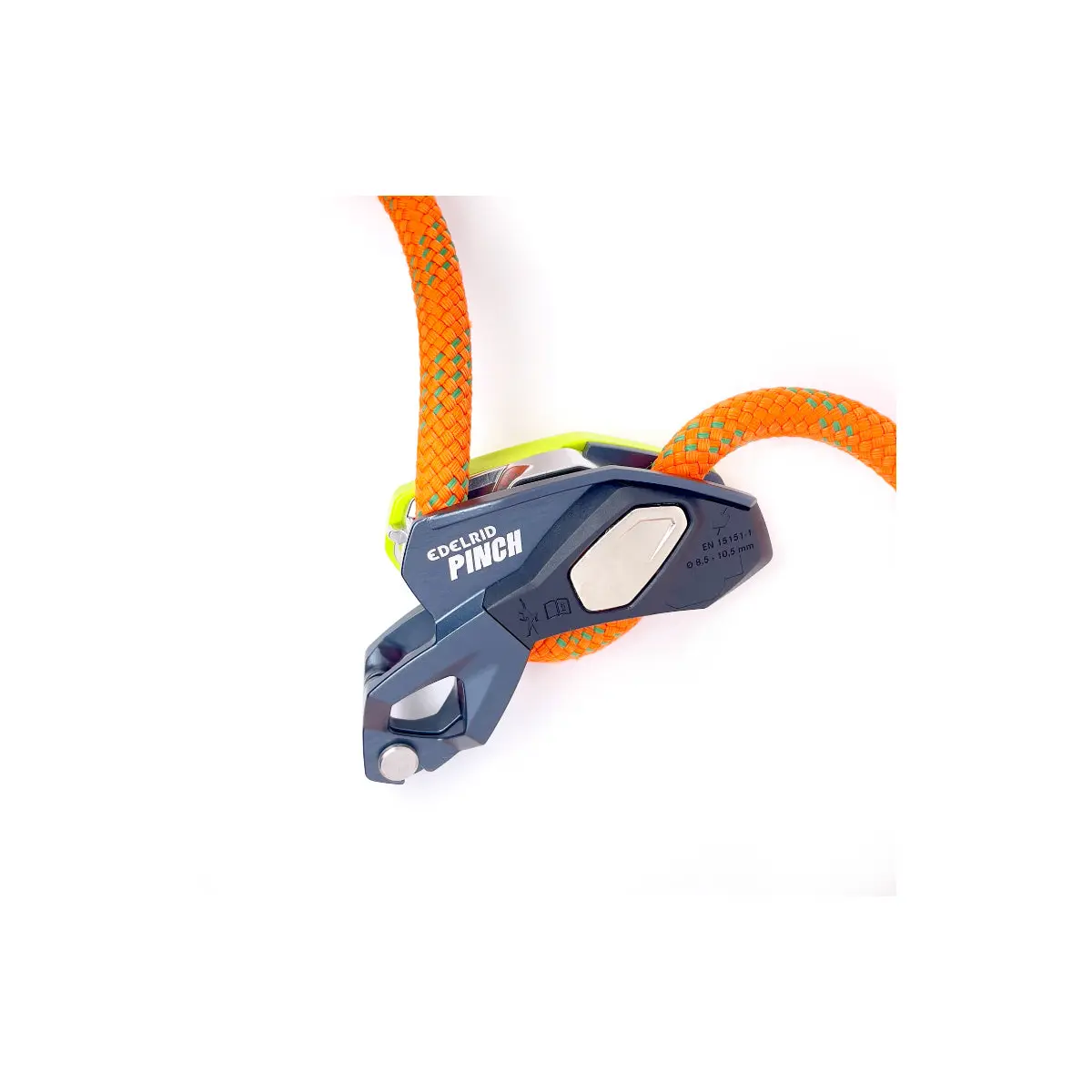 Edelrid PINCH 8.5–10.5 mm Emniyet Aleti-Anthracite،Oasis