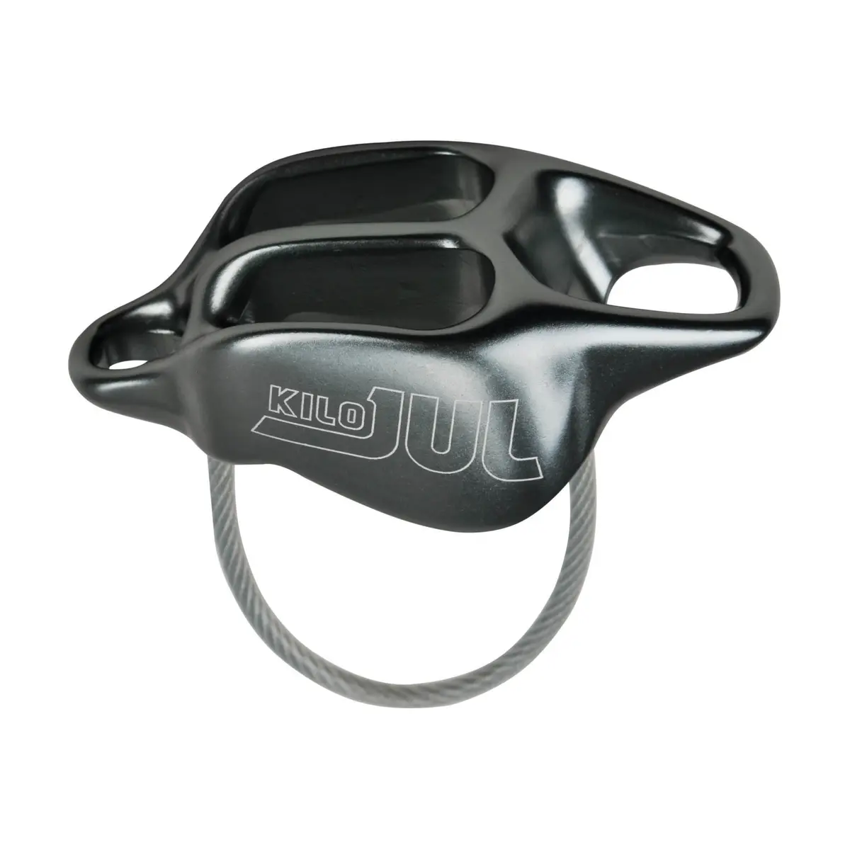 Edelrid Kilo Jul 7.8–10.5 mm Emniyet Aleti – SiyahGümüş